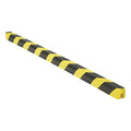 Corner Guard, Black/Yellow, 7/16"W X 36"H