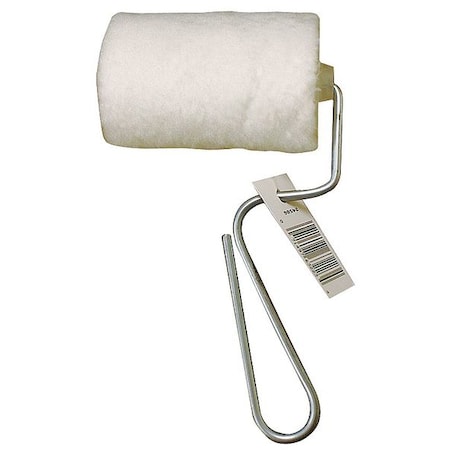 Mini Paint Roller Frame & Cover, Cage, Steel Handle, 3" Rollers