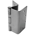 Butt Hinge, Steel, Full Mortise Mounting, 6 in Leaf W x 4 1/2 in Leaf H, Satin Chrome