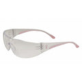 Eva, Safety Glasses, Anti-Scratch, Clear Lens, Clear, Pink Frame, Frameless