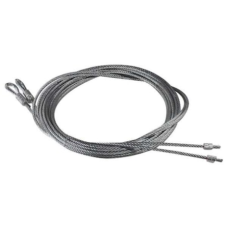Spring Lift Cable,1/8 In,140 In.,PK2