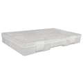 Large Accessory Tray w/ 28 Adjustable Slots, Clear Plastic