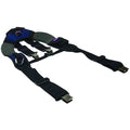 Tool Suspenders, Tool Belt Suspenders, Black, Blue, Gray, Polyester, 1 Pockets