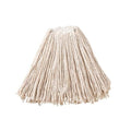 1 in String Wet Mop, 24 oz Dry Wt, Slide On Connection, Cut-End, White, Cotton, FGF11800WH00
