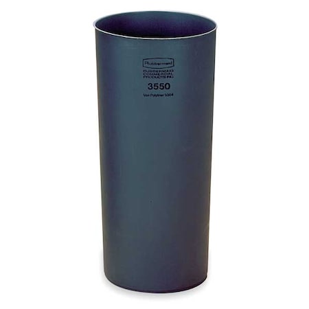 12-1/8 gal Rigid Liners, 12 in x 27 1/4 in, Gray