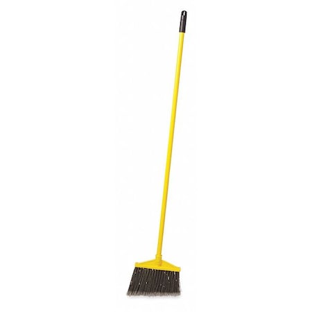11 Sweep Face Angle Broom, Synthetic, Gray