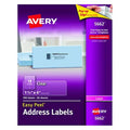 Laser Label, 4 in Label W, 1 1/3 in Label H, 14 Labels per Sheet Clear