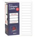 Dot Matrix Label, 3 1/2 in Label W, 15/16 in Label H, 1 Labels per Sheet White