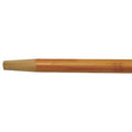 Broom Handle, Wood, Natural, Tapered End, 15/16 in Handle Dia, 60 in L,