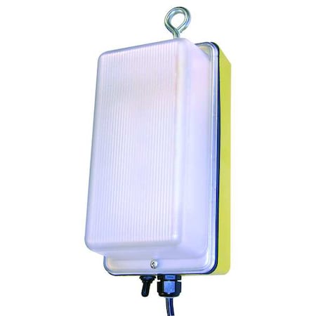 1000 Lumens, LED Yellow Temporary Job Site Light