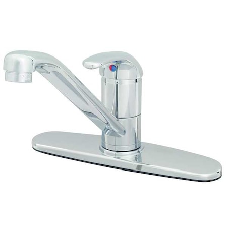 Low Arc Kitchen Faucet, Manual, Single Hole Only Mount, 1 Hole