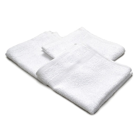 Wash Cloth, 12x12 In, White,PK12