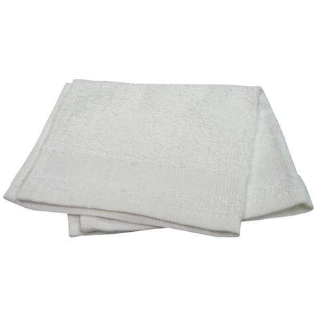 Wash Cloth, 12x12 In, White,PK12