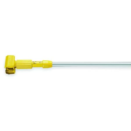 60" Clamp On Wet Mop Handle, Gray, Fiberglass