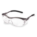 3M(TM) Nuvo(TM) Reader Safety Glasses, Gray Traditional Frame, 2.5 Diopter, Clear Lens, Universal