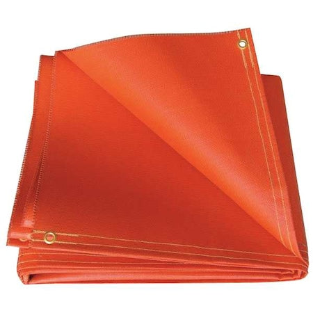 Welding Blanket, Fiberglass, 10 ft. W., 8 ft. H., 32 oz/sq yd, 1,750 Degrees F Withstand Temp., Red