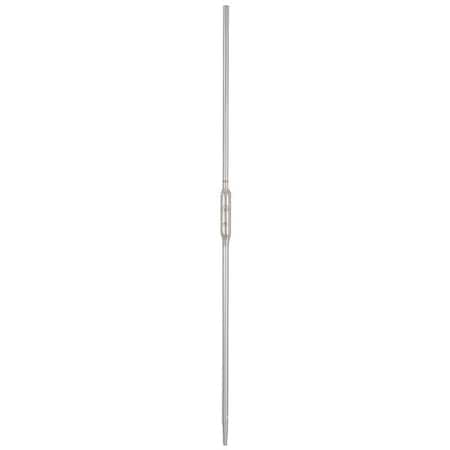 Volumetric Pipette, GradeA, Glass, 1mL, Pk12 (Formerly Lab Safety Supply)