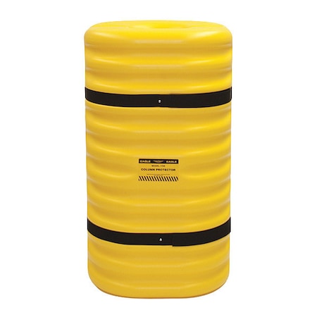 Column Protector, For 8 In Column, Yellow