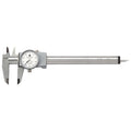 Dial Caliper, 6 In, 0.001 In Grad, Silver
