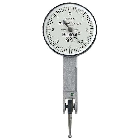 Dial Test Indicator, Hori, 0 to 0.008 In