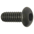 3/8"-24 Socket Head Cap Screw, Button, Black Oxide Alloy Steel, 1/2 in Length, 50 PK