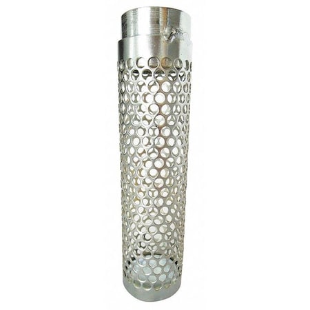 Suct Strainer, 4 Dia, 3 NPSM, Side Rnd Perf