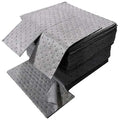 Sorbent Pad, 24 gal, 16 in x 18 in, Universal, Gray, 100 PK