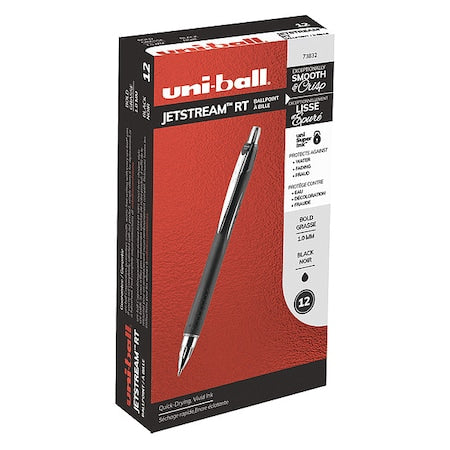 Retractable Rollerball Pen, Fine 0.7 mm, Blue PK12