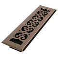 Floor Register 3.75 X 13.5, Brushed Nickel, Steel