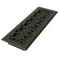 Floor Register 5.5 X 15.5, Textured Black, Cast Iron
