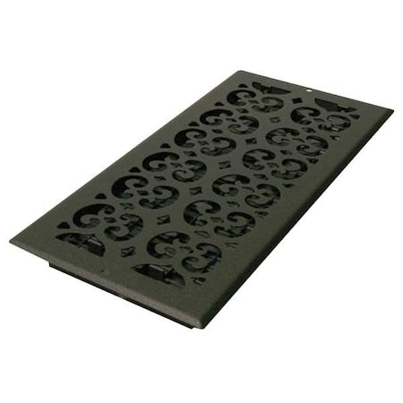 Sidewall/Ceiling Register 7.5 X 15.5, Textured Black, Steel