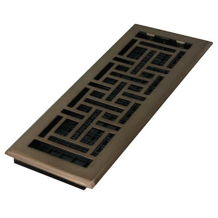 Floor Register 5.5 X 13.5, Rubbed Bronze, Plastic