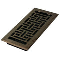 Floor Register 5.5 X 11.5, Rubbed Bronze, Plated Steel