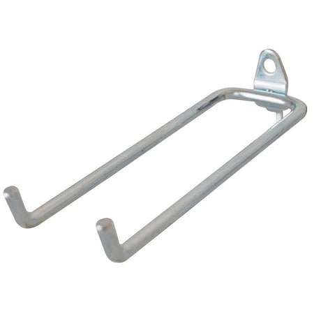 Double Rod Pegboard Hook, 8-1/4 In, PK5