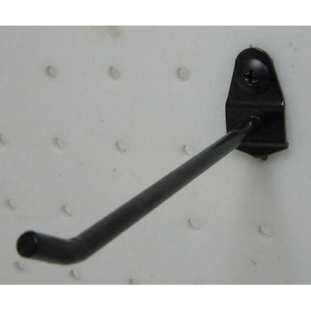 Single Rod Pegboard Hook, 4 In, PK10