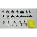 Pegboard Hook Assortment Kit, 13/32 in L,