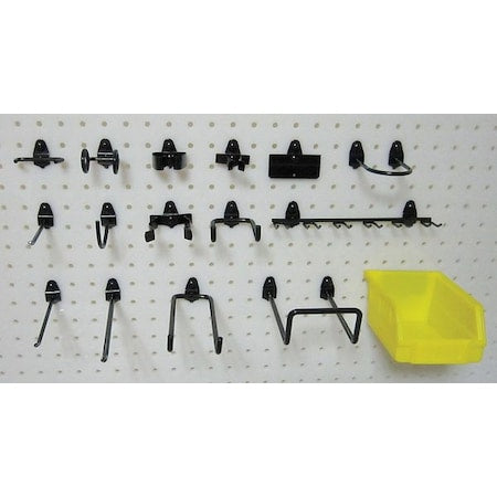 Pegboard Hook Assortment Kit, 13/32 in L,