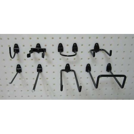 Pegboard Hook Assortment Kit, 12 Pc