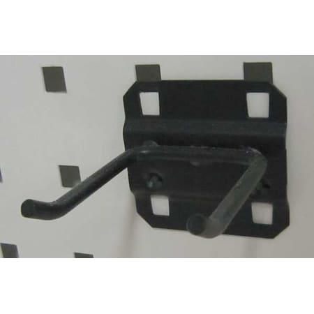 Double Rod Pegboard Hook, 2 In, PK5