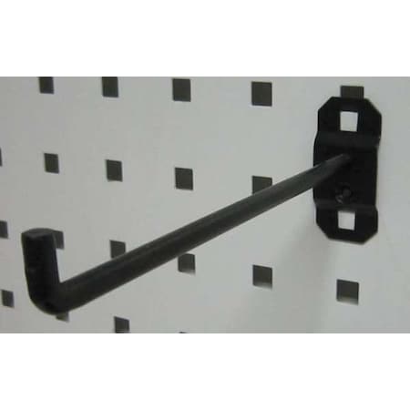 Single Rod Pegboard Hook, 6 In, PK5