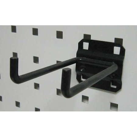 Double Rod Pegboard Hook, 4 In, PK5