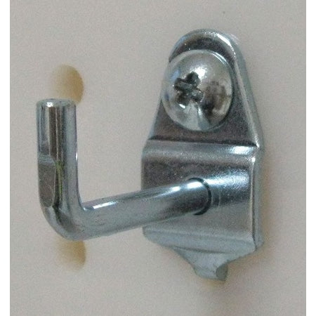 Single Rod Pegboard Hook, 1-1/8 In, PK10