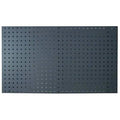 Square Hole Pegboard, 42-1/2x24, Gray, PK2