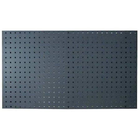 Square Hole Pegboard, 42-1/2x24, Gray, PK2