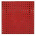 Square Hole Pegboard, 24x24, Red, PK2