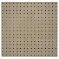 Square Hole Pegboard, 24x24, Tan, PK2
