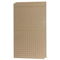 Square Hole Pegboard, 42-1/2x24, Tan, PK2