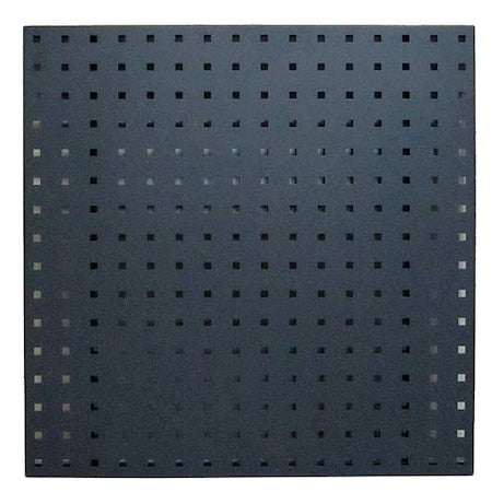 Square Hole Pegboard, 24x24, Gray, PK2