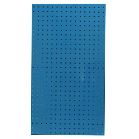 Square Hole Pegboard, 42-1/2x24, Blue, PK2