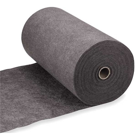 Sorbent Roll, 54 gal, 3 ft x 300 ft, Universal, Gray, Polypropylene